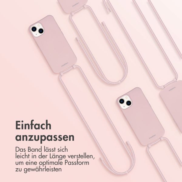 imoshion Color Backcover mit abtrennbarem Band Apple iPhone 14 - Rosa