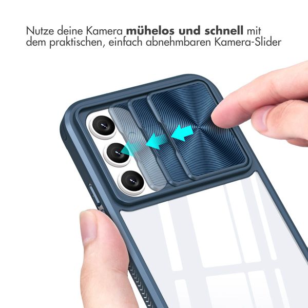 imoshion Back Cover mit Kameraschieber für das Samsung Galaxy A54 (5G) - Dunkelblau