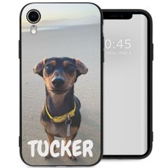 Gestalte deine eigene Apple iPhone Xr Gel Hülle - Schwarz