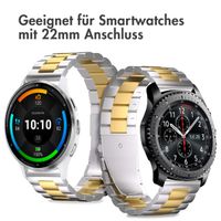 imoshion Edelstahlarmband -   Universelle 22 mm Anschluss - Silber und Gold