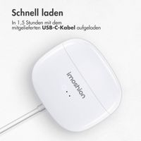 imoshion Aura Earbuds – Kabellose Kopfhörer – Kabellose Bluetooth-Kopfhörer – Weiß