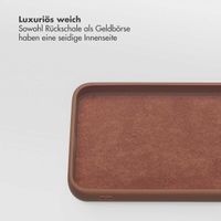 Selencia Olyn Abnehmbare Bookcase mit MagSafe Samsung Galaxy A56 - Braun