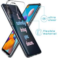 imoshion Design Hülle für das Samsung Galaxy A21s - Quote - Rosa