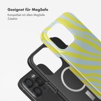 Selencia Vivid Rückabdeckung mit MagSafe Apple iPhone 15 Pro - Zebra Winter Sky Titanium Yellow