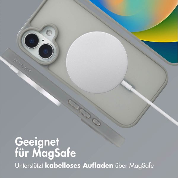 imoshion Color Guard Back Cover mit MagSafe für das iPhone 16 - Grau