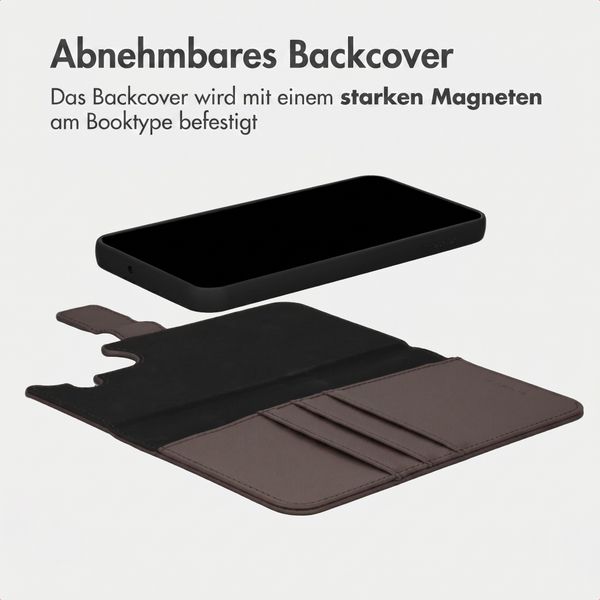 imoshion Herausnehmbare 2-in-1 Luxus-Bookcase Samsung Galaxy S25 FE - Braun