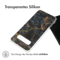 imoshion Design Hülle Samsung Galaxy S10 - Black Marble