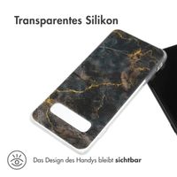 imoshion Design Hülle für das Samsung Galaxy S10 - Black Marble