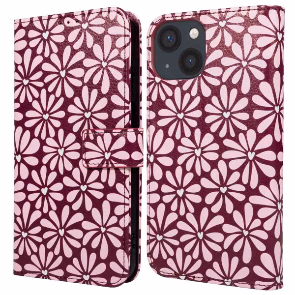 imoshion Design Klapphülle Apple iPhone 13 - Bloom Love Blush