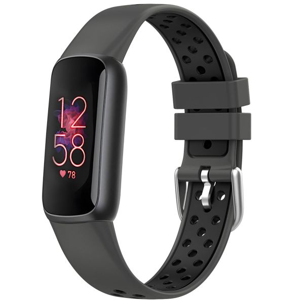 imoshion Silikonband Sport für das Fitbit Luxe - Grau/Schwarz