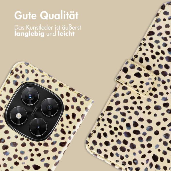 imoshion Design Klapphülle Xiaomi Redmi Note 14 Pro Plus (5G) - Black And White Dots