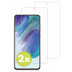 Accezz Displayschutz 2er-pack aus gehärtetem Glas Samsung Galaxy S21 FE
