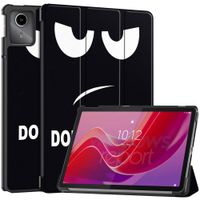 imoshion Design Trifold Klapphülle für das Lenovo Tab M11 - Don't touch