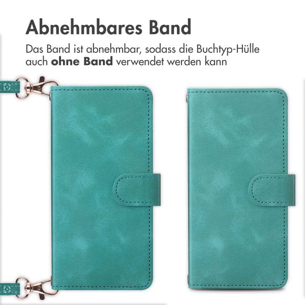 imoshion Klapphülle mit Kordel Apple iPhone 14 / 13 - Türkis