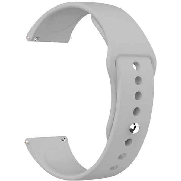 imoshion Silikon Sportarmband für Fitbit Versa / Versa 2 / Versa Lite - Hellgrau