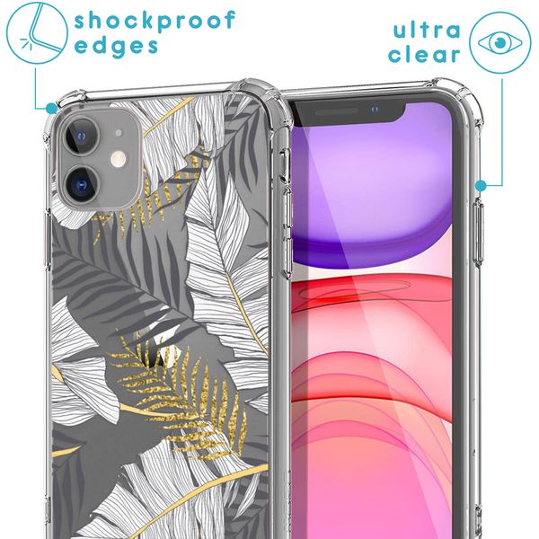 imoshion Design Hülle mit Band für das iPhone 11 - Glamour Botanic