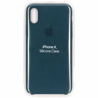 Apple Silikon-Case Blau für das Apple iPhone X