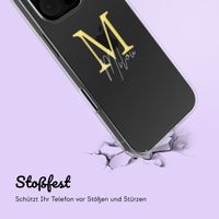 Personalisierte Hülle mit Buchstaben iPhone 16 Pro - Transparent