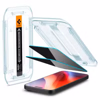 Spigen GLAStR Privacy EZ Fit Displayschutzfolie + Applicator Apple iPhone 16 Pro Max