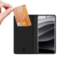 Dux Ducis Slim TPU Klapphülle für das Xiaomi Redmi Note 14 Pro (5G) - Schwarz