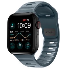 Nomad Sport Armband FKM für das  Apple Watch Series 1 t/m 9 / SE (38/40/41 mm) | Series 10 / 11 (42 mm) - Marine Blue