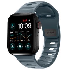 Nomad Sport Band FKM für die Apple Watch Series 1 bis 9 / SE (38/40/41 mm) | Series 10 (42 mm) - Marine Blue