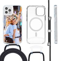 Gestalte deine eigene MagSafe Hülle mit abnehmbarem Band Apple iPhone 12 Pro Max - Transparent