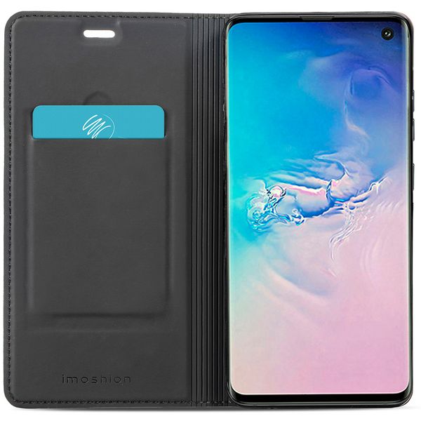 imoshion Slim Folio Klapphülle Samsung Galaxy S10 - Dunkelblau