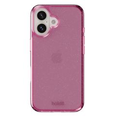 Holdit Glitzer Case für das iPhone 16 - Pink