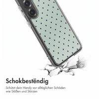 imoshion Design Hülle Samsung Galaxy S27 / S26 - Polka Dot Mintgroen