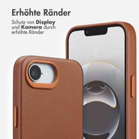 Accezz MagSafe Leather Backcover Apple iPhone 16e - Sienna Brown