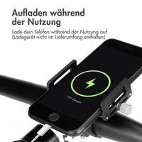 imoshion Handyhalterung Mini für Fahrrad und Motorrad – Aluminium - Leicht - Verstellbar - Schwarz