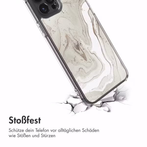 imoshion Design Hülle Apple iPhone 12 (Pro) - Sandy Marble