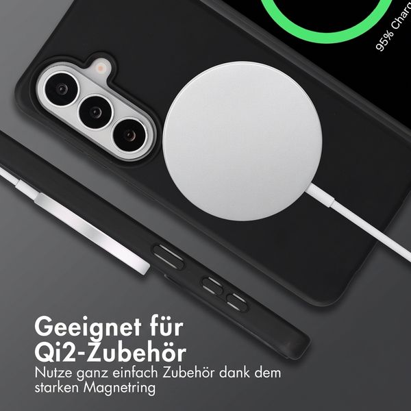 imoshion Color Backcover mit abnehmbarem Handykette und MagSafe Samsung Galaxy S26 - Schwarz