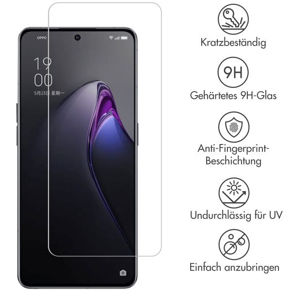 Selencia Displayschutz aus gehärtetem Glas für das Oppo Reno 8 Pro 5G