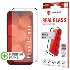 Displex Bildschirmschutzfolie Real Glass Full Cover für das Apple iPhone 12 Mini