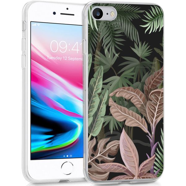 imoshion Design Hülle für das iPhone SE (2022 / 2020) / 8 / 7 / 6s - Dark Jungle