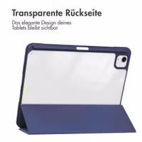imoshion Trifold Hardcase Klapphülle Apple iPad Air 13 Zoll (2026) M4 / (2025) M3 / (2024) M2 - Dunkelblau
