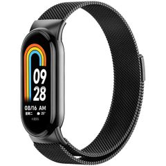 imoshion Mailändische Magnetarmband für das Xiaomi Smart Band 8 / 9 - Schwarz