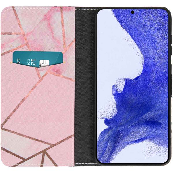 imoshion Design TPU Klapphülle Samsung Galaxy S23 Plus - Pink Graphic