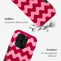 Selencia Vivid Tough Back Cover mit MagSafe für das iPhone 16 Pro - Wave Vibes Lipstick