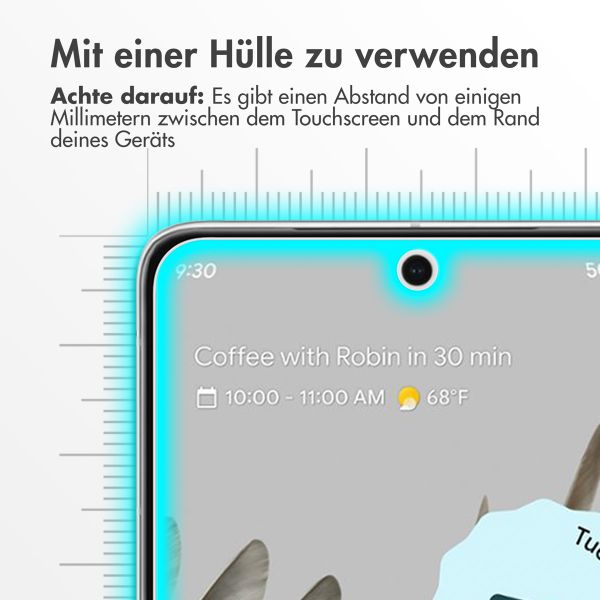 Accezz Screen Protector aus gehärtetem Glas Google Pixel 8