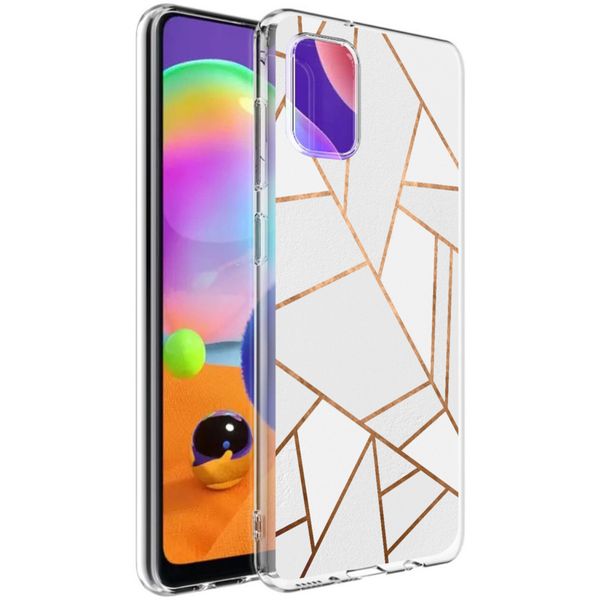 imoshion Design Hülle für das Samsung Galaxy A31 - White Graphic