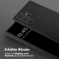 Selencia SilikonHülle mit abnehmbarem Band Samsung Galaxy S24 Ultra - Schwarz