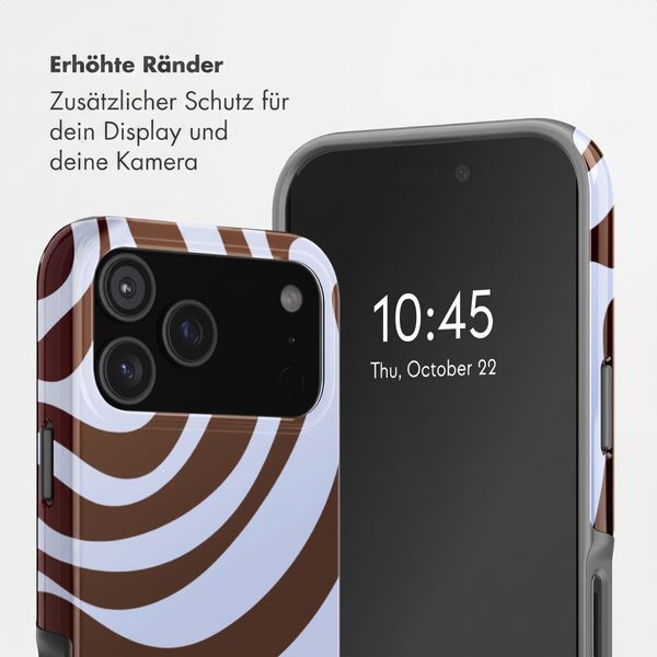 Selencia Vivid Back Cover Apple iPhone 17 Pro - Dream Swirl Chocolate