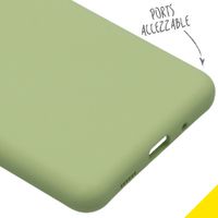 Accezz Liquid Silikoncase Samsung Galaxy S20 Ultra - Grün