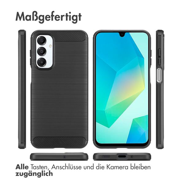 imoshion Brushed Back Cover Samsung Galaxy A16 - Schwarz