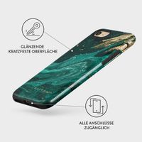 Burga Tough Back Cover für das iPhone SE (2022 / 2020) / 8 / 7 - Emerald Pool