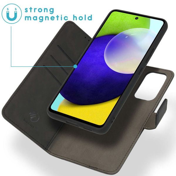 imoshion Entfernbare 2-1 Luxus Klapphülle Samsung Galaxy A53 - Schwarz