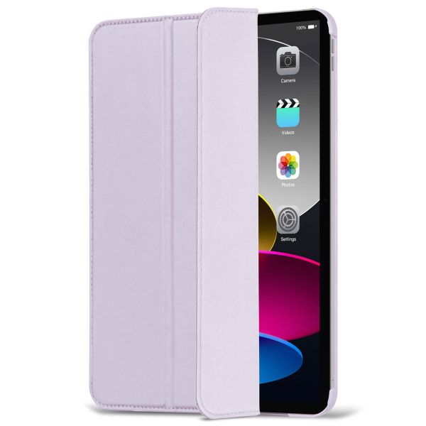 Decoded Textured Sillicon Slim Cover für das iPad 10 (2022) 10.9 Zoll - Lavender